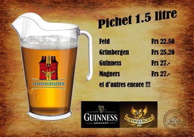 Carte originale du pichet 1.5L